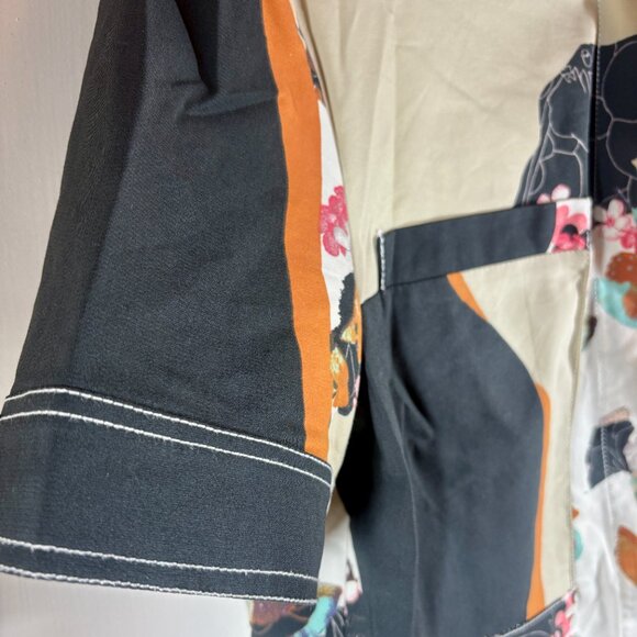 3.1 PHILIP LIM x TARGET | Multicolored Floral Print Dress | Asymetrical Hem | XL - Picture 4 of 10